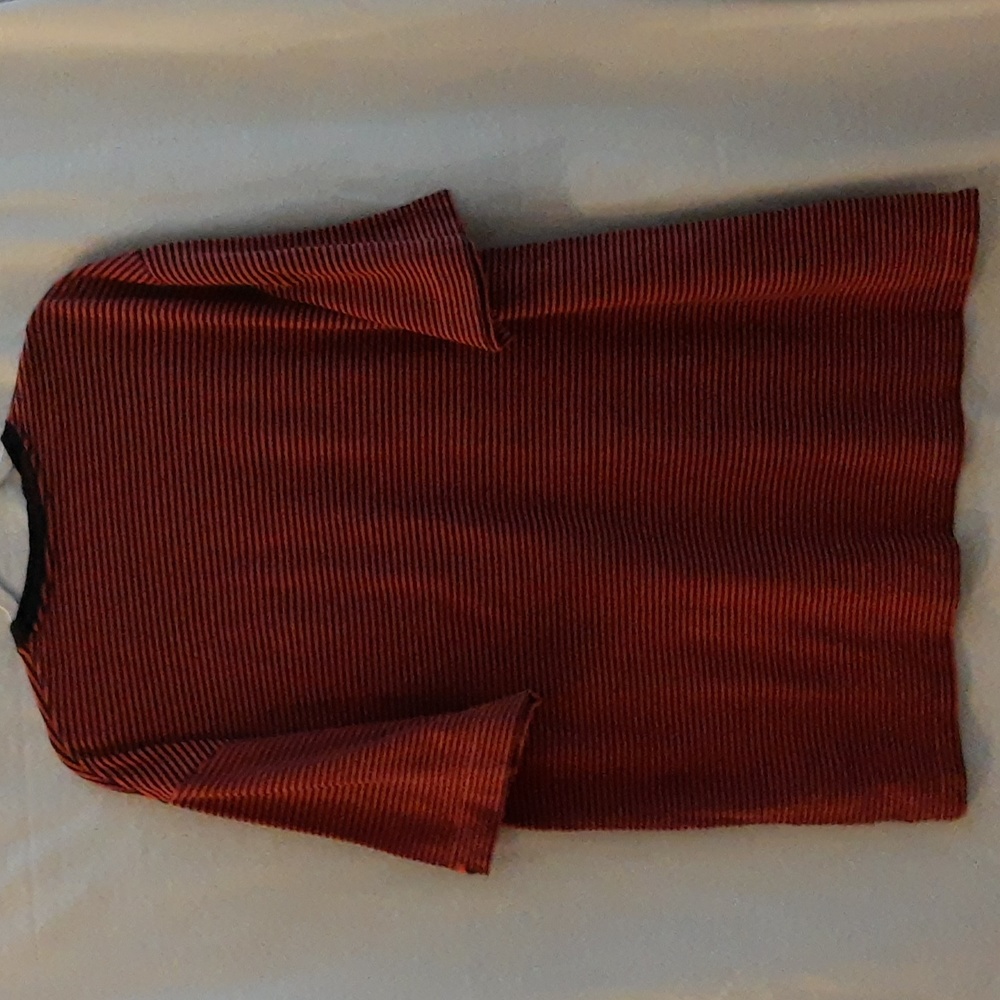 Vintage Men's Cutter & Buck 100% Cotton Pinstripe Pocket Tee PTP22" Mod M/VTG XL - Picture 6 of 14